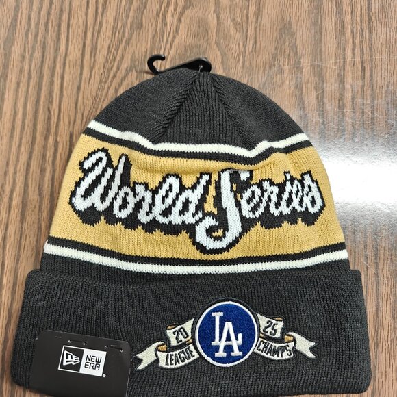 New Era 2025 Los Angeles Dodgers Beanie Locker Room Hat World Series NLCS - Picture 13 of 13
